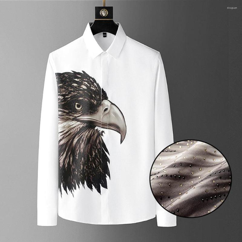 Men's Casual Shirts Fall Animal Eagle Camiseta Masculina For Men Social Club Outfits Trend Brand Fashion Diamond Print Shirt, Black
Men's Casual Shirts Fall Animal Eagle Camiseta Masculina For Men Social Club Outfits Trend Brand Fashion Diamond Print Shirt, Black