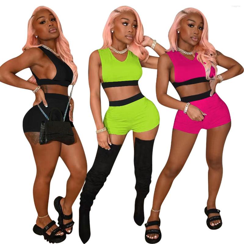 Women's Tracksuits 2022 Fashion Sexy Movement Style Women Suit Round Neck Vest Type Short Top Elastic Pants Pure Color 2 Piece Sets, Fluorescent green
Women's Tracksuits 2022 Fashion Sexy Movement Style Women Suit Round Neck Vest Type Short Top Elastic Pants Pure Color 2 Piece Sets, Fluorescent green