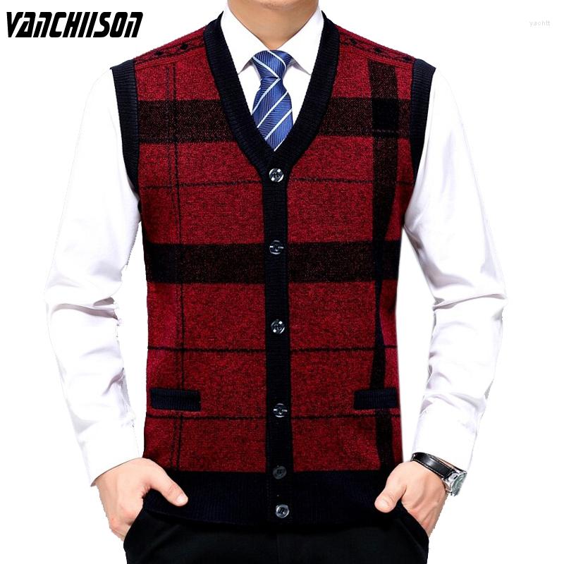 Men's Vests Men Wool Vest Buttons Down Knit Sleeveless Cardiga Pockets Thick For Autumn Winter Patchwork Retro Vintage Casual V Neck 0041824, Black
Men's Vests Men Wool Vest Buttons Down Knit Sleeveless Cardiga Pockets Thick For Autumn Winter Patchwork Retro Vintage Casual V Neck 0041824, Black