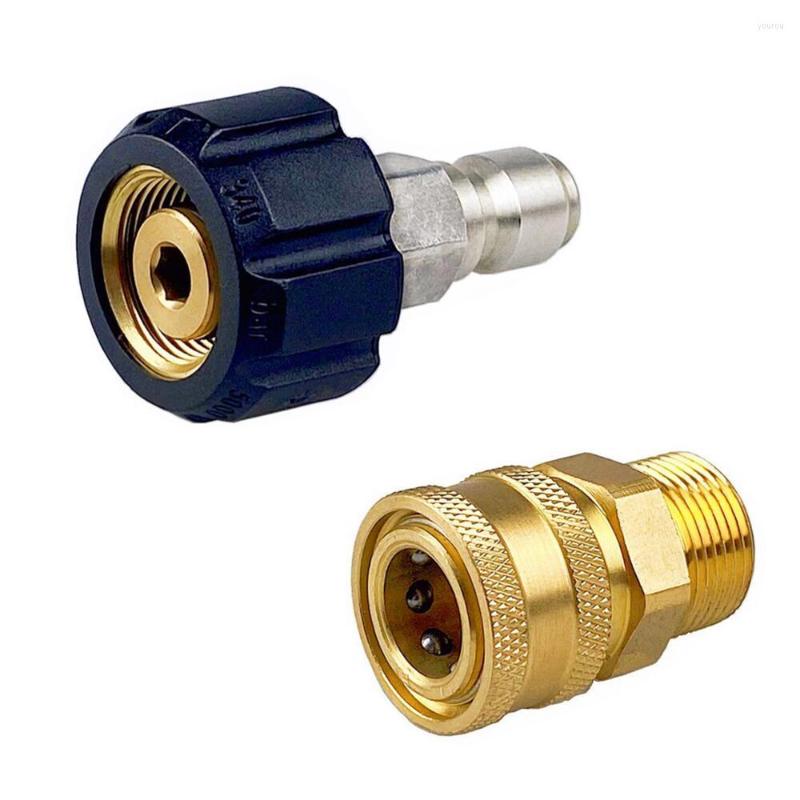 Lance Metric M22 14MM/15MM Swivel Adaptor With 1/4 Inch Quick Plug And 1/4" Disconnect Fitting Theard For Pressure Washer
Lance Metric M22 14MM/15MM Swivel Adaptor With 1/4 Inch Quick Plug And 1/4" Disconnect Fitting Theard For Pressure Washer