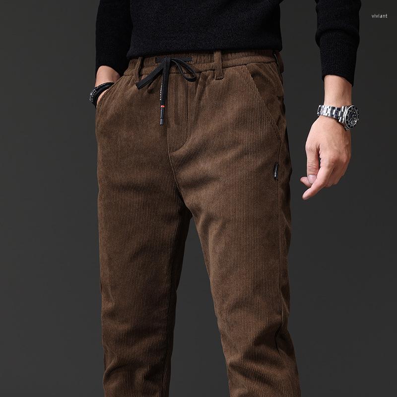 Men's Pants Autumn Winter Men's Corduroy Casual Elastic Waist Business Fashion Straight Loose Trousers Male Black Khaki Grey
Men's Pants Autumn Winter Men's Corduroy Casual Elastic Waist Business Fashion Straight Loose Trousers Male Black Khaki Grey