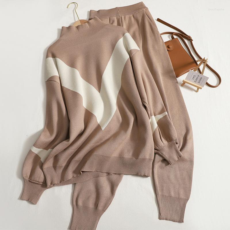 Women's Two Piece Pants Sets Women Autumn Winter Loose Sweater TrackSuit OverSized Harem Pant Suits Lady Casual Warm Knitted, Black
Women's Two Piece Pants Sets Women Autumn Winter Loose Sweater TrackSuit OverSized Harem Pant Suits Lady Casual Warm Knitted, Black