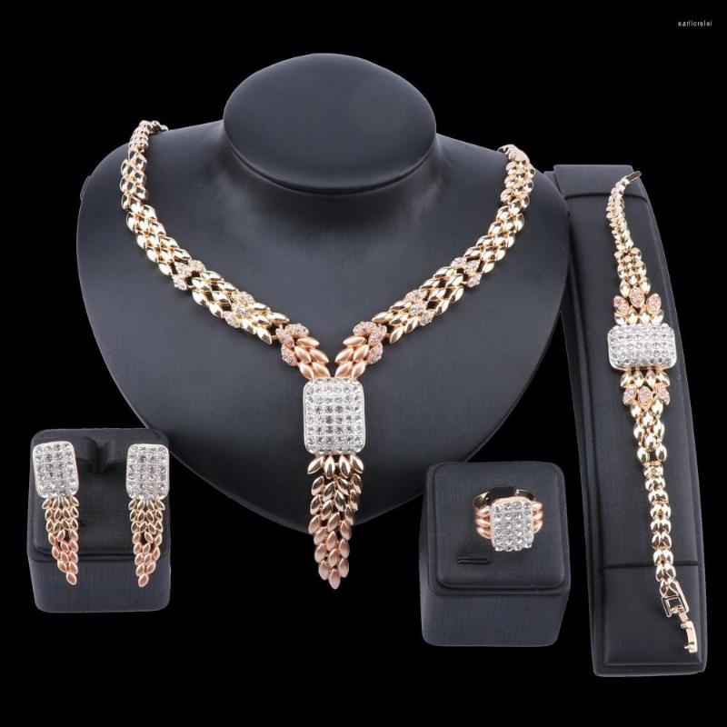 Necklace Earrings Set Elegant Wedding Crystal African For Women Gold Color Square Pendant Big Party Jewellery, Picture shown
Necklace Earrings Set Elegant Wedding Crystal African For Women Gold Color Square Pendant Big Party Jewellery, Picture shown