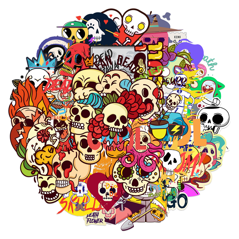 46PCS Gothic Stickers cute Skeleton Sticker Waterproof Vinyl Skull Stickers for Water Bottle, Multi colors
46PCS Gothic Stickers cute Skeleton Sticker Waterproof Vinyl Skull Stickers for Water Bottle, Multi colors