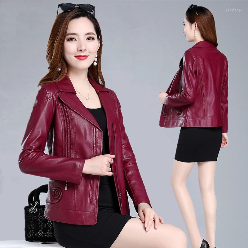 Women's Leather Plus Size Jacket Women Outerwear 2022 Mom Coat Short Slim Casual Clothing Female LU1285 Women's & Faux, Red
Women's Leather Plus Size Jacket Women Outerwear 2022 Mom Coat Short Slim Casual Clothing Female LU1285 Women's & Faux, Red