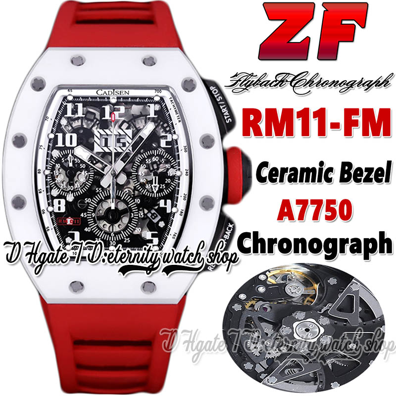 Z Latest version zf202210011 Mens Watch A7750 Chronograph Automatic White Ceramic Case Steel Skeleton Dial Red Rubber Strap Super Edition eternity Sport Watches, Watch waterproof cost
Z Latest version zf202210011 Mens Watch A7750 Chronograph Automatic White Ceramic Case Steel Skeleton Dial Red Rubber Strap Super Edition eternity Sport Watches, Watch waterproof cost