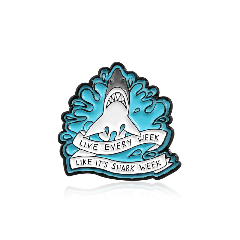 Fashion Cartoon Painting Brooches for Girls Happy Shark Enamel Pins Cute Letter Animal Badge Gift Bag Accessories
Fashion Cartoon Painting Brooches for Girls Happy Shark Enamel Pins Cute Letter Animal Badge Gift Bag Accessories