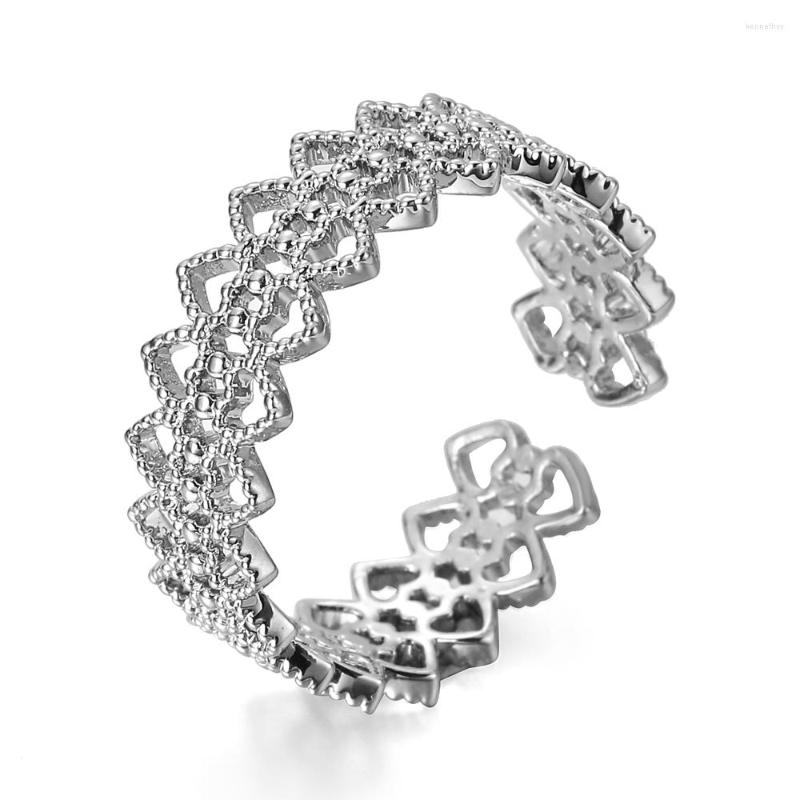 Wedding Rings Women Ring Silver Plated Adjustable Cubic Zirconia Fashion Simple Banquet Designed For Send Girlfriend
Wedding Rings Women Ring Silver Plated Adjustable Cubic Zirconia Fashion Simple Banquet Designed For Send Girlfriend