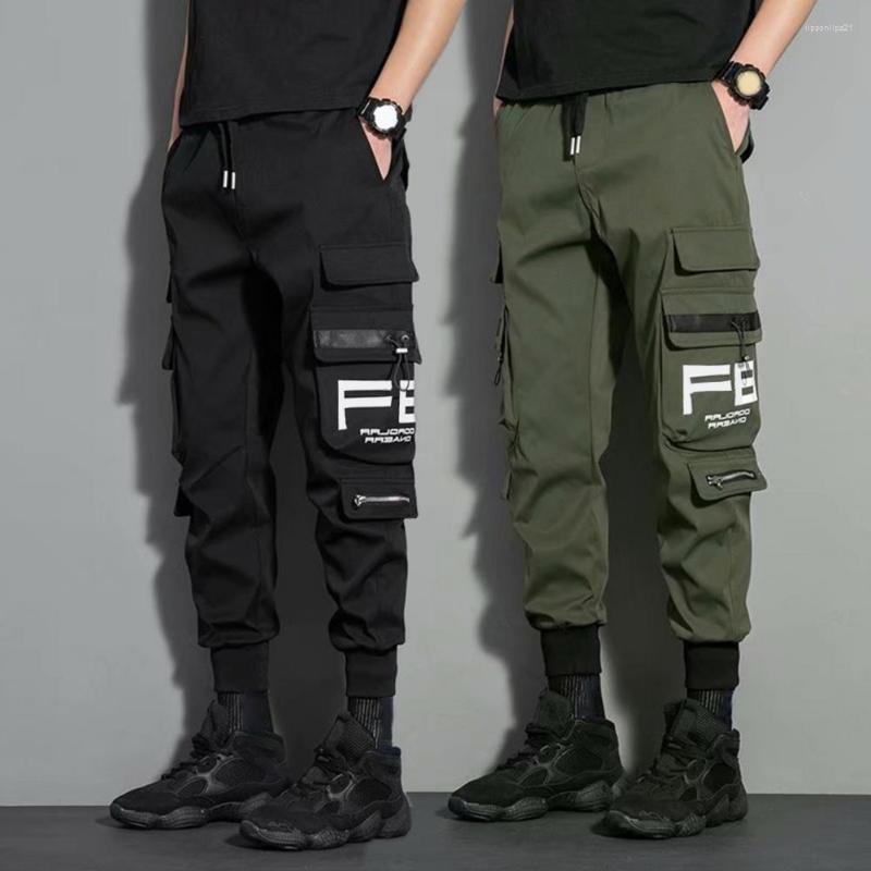 Men's Pants Fashion Men Letter Print Multi Pockets Loose Elastic Waist Streetwear Autumn Harem Sweatpants Trousers For Sports, Black
Men's Pants Fashion Men Letter Print Multi Pockets Loose Elastic Waist Streetwear Autumn Harem Sweatpants Trousers For Sports, Black