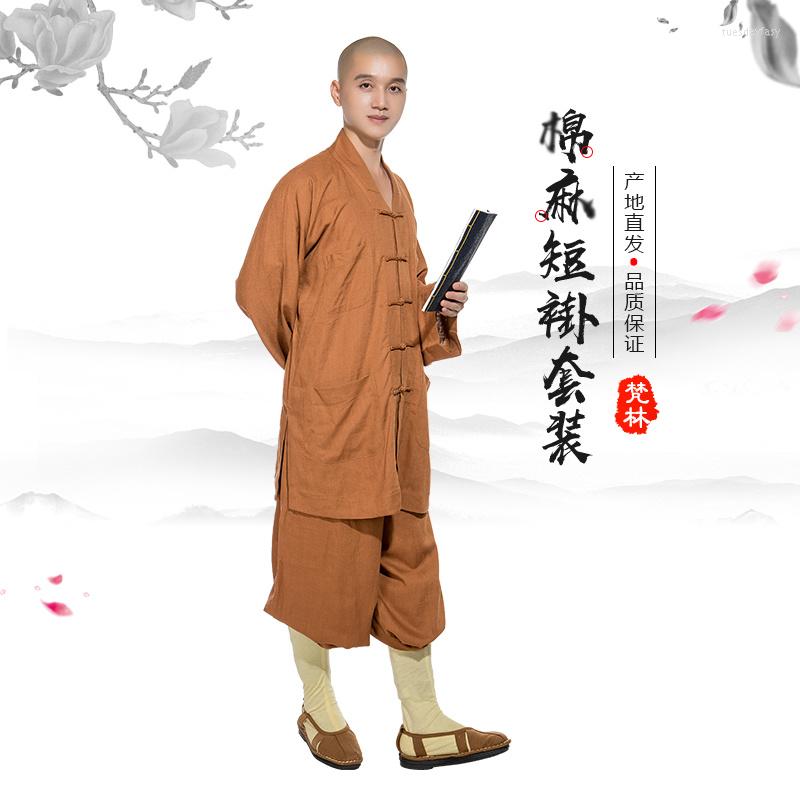 Ethnic Clothing Fanlin Four Seasons Monk Clothes Men's And Women's Buddhist Cotton Linen Short Coat Small Suit
Ethnic Clothing Fanlin Four Seasons Monk Clothes Men's And Women's Buddhist Cotton Linen Short Coat Small Suit