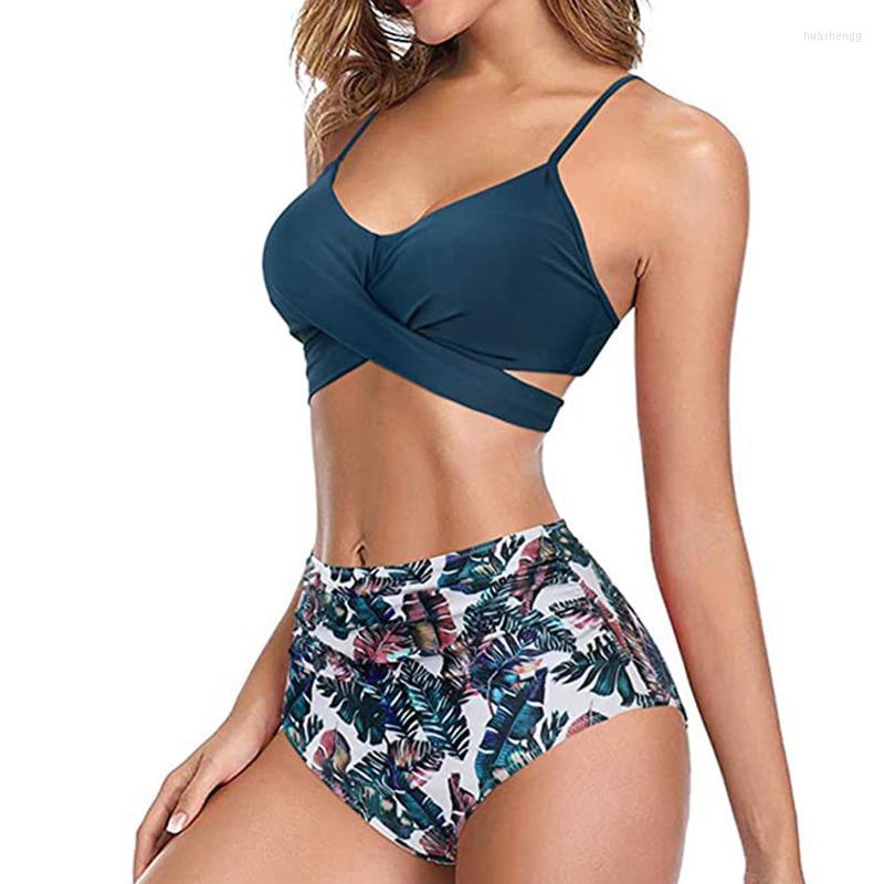 Women' Swimwear Women' Female Two-Piece Bathing Suit Solid Color Spaghetti Strap Bikini Tops Leopard Print Panties For Summer Beach, Black
Women' Swimwear Women' Female Two-Piece Bathing Suit Solid Color Spaghetti Strap Bikini Tops Leopard Print Panties For Summer Beach, Black
