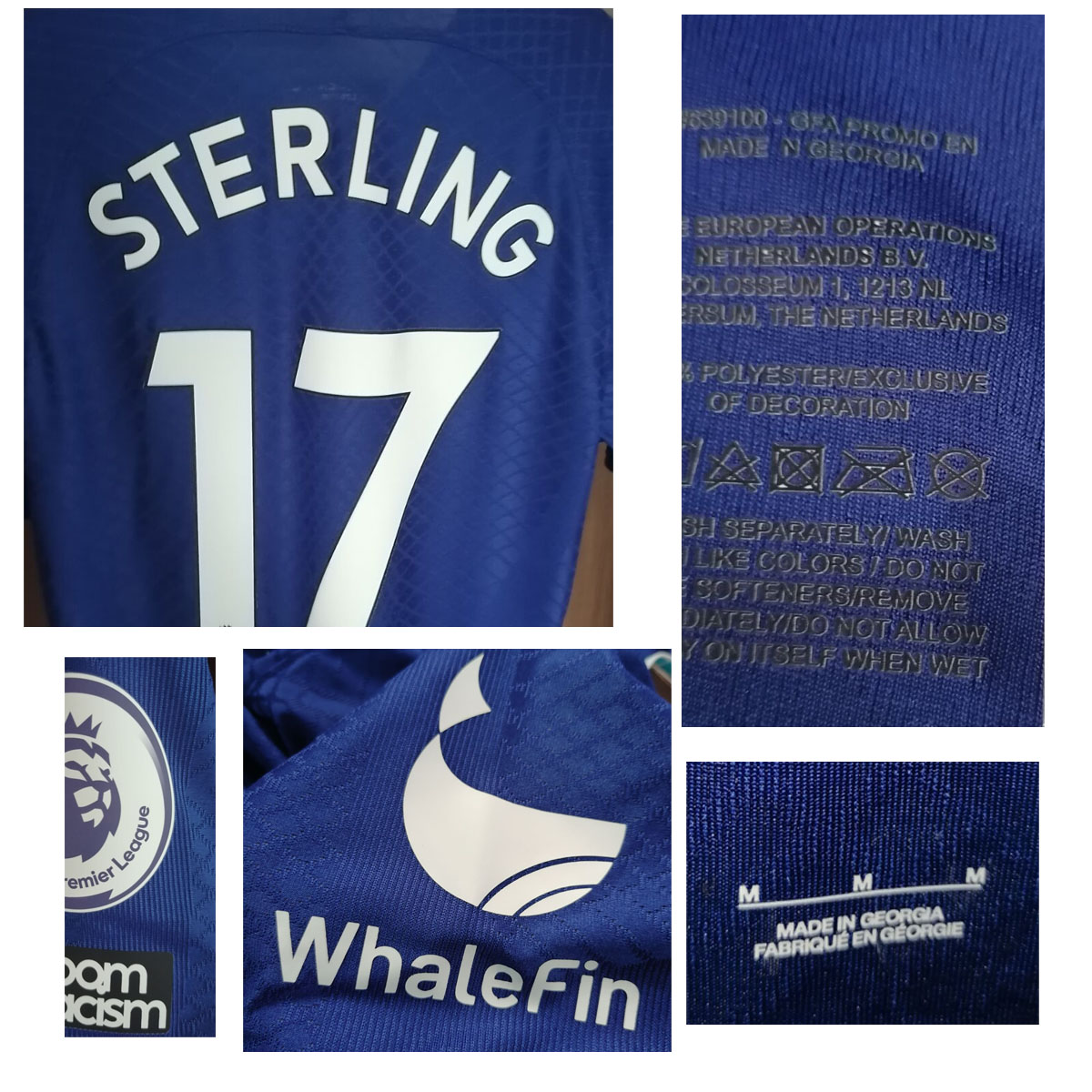 Home Textile 2022 Match Worn Player Issue Sterling Maillot Havertz Jorginho Kante Mount With Wash Tag Maillot Sports Shirt Soccer Patch, #17 sterling
Home Textile 2022 Match Worn Player Issue Sterling Maillot Havertz Jorginho Kante Mount With Wash Tag Maillot Sports Shirt Soccer Patch, #17 sterling