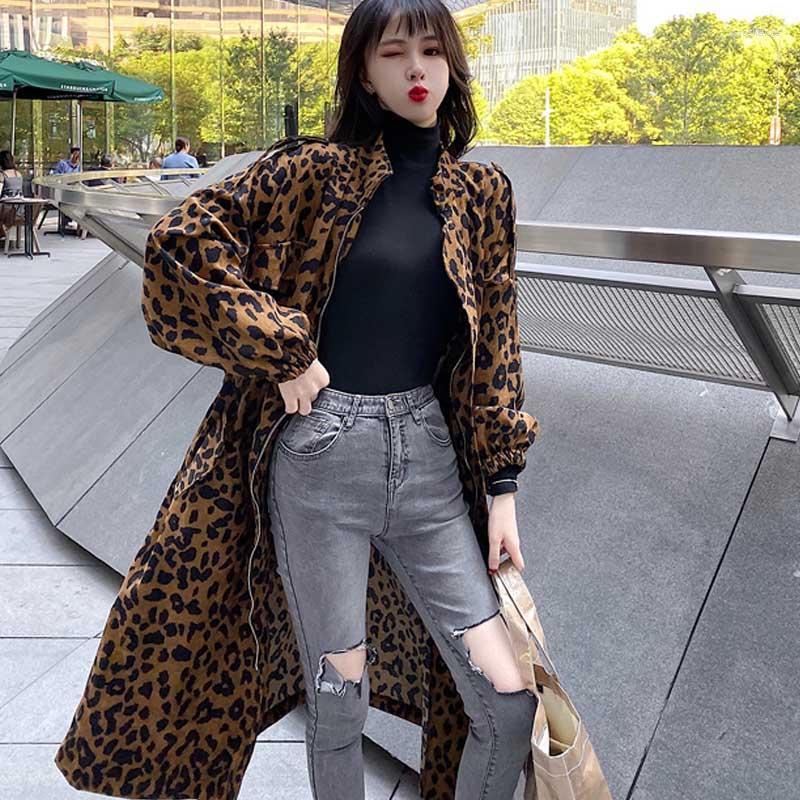 Women's Trench Coats Plus Size Women Long Sleeve Leopard Print Coat 2022 Autumn Winter One-Piece Fashion Vintage Cardigan And Jackets Female, Photo color
Women's Trench Coats Plus Size Women Long Sleeve Leopard Print Coat 2022 Autumn Winter One-Piece Fashion Vintage Cardigan And Jackets Female, Photo color