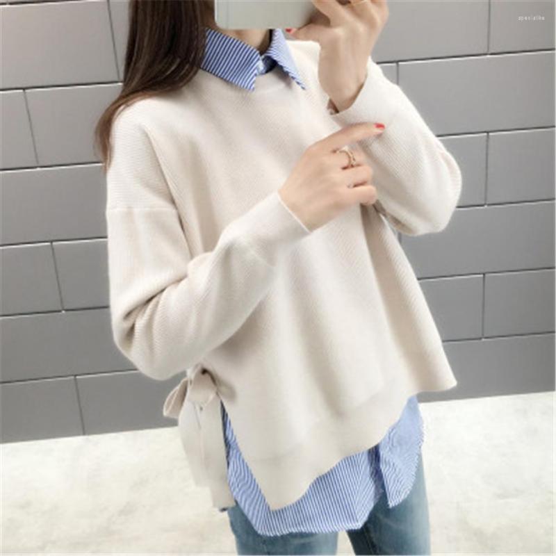 Women' Sweaters Pullover Women Solid Spring Lace Up Stylish Side-slit Korean Style Leisure Plus Size 3XL Loose Chic Womens All-match, Red
Women' Sweaters Pullover Women Solid Spring Lace Up Stylish Side-slit Korean Style Leisure Plus Size 3XL Loose Chic Womens All-match, Red