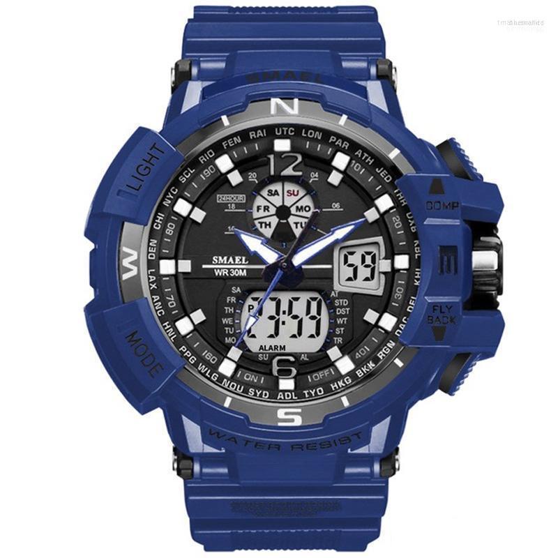 Wristwatches Sport G Watches Army Men's Wristwatch LED Quartz Watch Digtial Dual Time Men Clock 1376C Reloj Hombre, Gold
Wristwatches Sport G Watches Army Men's Wristwatch LED Quartz Watch Digtial Dual Time Men Clock 1376C Reloj Hombre, Gold
