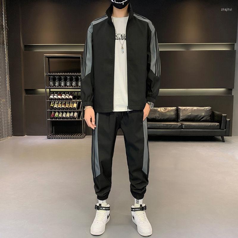 Men's Tracksuits Men's Casual Sports Suit Spring And Autumn Trendy Brand Tooling Jacket Loose Clothing Men Sets, Black
Men's Tracksuits Men's Casual Sports Suit Spring And Autumn Trendy Brand Tooling Jacket Loose Clothing Men Sets, Black