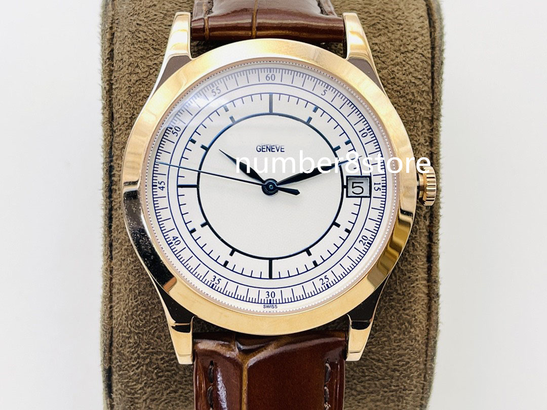5296 V4 Rose Gold Mens Watch PPF Factory Swiss 324 SC Automatic 28800vph Sapphire Crystal White Dial Luxury Wristwatch Water Resistance 50M
5296 V4 Rose Gold Mens Watch PPF Factory Swiss 324 SC Automatic 28800vph Sapphire Crystal White Dial Luxury Wristwatch Water Resistance 50M