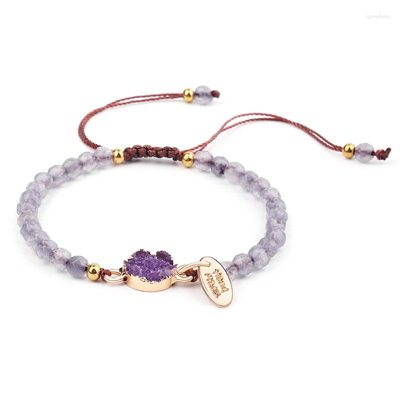 Strand 4MM Purple Stone Beaded Bracelet For Women Erkek Bileklik Gift Ethnic Handmade Crystal Tibetan Bangles Jewelry
Strand 4MM Purple Stone Beaded Bracelet For Women Erkek Bileklik Gift Ethnic Handmade Crystal Tibetan Bangles Jewelry
