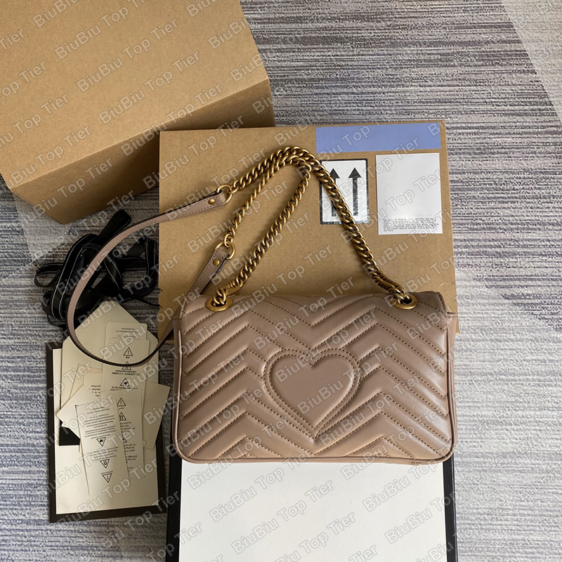 Top 10A Tier Quality Marmont 26CM Designer Bags Genuine Leather 446744 Small Bag High-End Women Crossbody Fashion Gold Chain Shoulder Bag Wallet With Box, Nude
Top 10A Tier Quality Marmont 26CM Designer Bags Genuine Leather 446744 Small Bag High-End Women Crossbody Fashion Gold Chain Shoulder Bag Wallet With Box, Nude