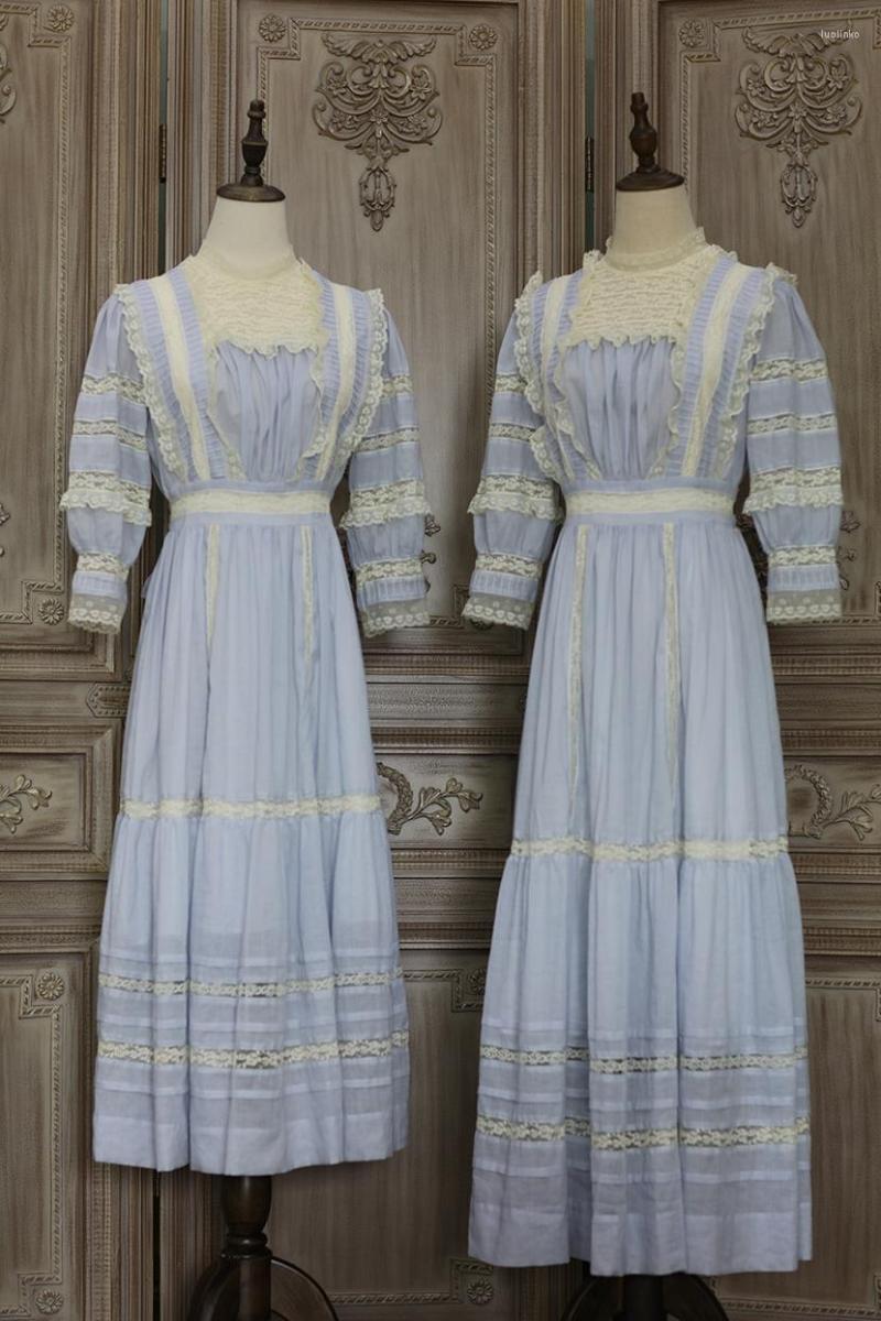 Casual Dresses Summer Original Design Women Edwardian Vintage Inspired Cottogecore Embroidery Thin Cotton Ramie Long, Short version
Casual Dresses Summer Original Design Women Edwardian Vintage Inspired Cottogecore Embroidery Thin Cotton Ramie Long, Short version