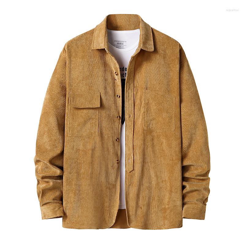 Men's Casual Shirts Men Corduroy Long Sleeve Down Collar Button Shirt Winter Solid Color Plain Pockets Top For, Y177-1
Men's Casual Shirts Men Corduroy Long Sleeve Down Collar Button Shirt Winter Solid Color Plain Pockets Top For, Y177-1