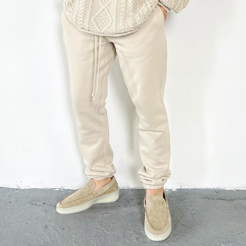 Mens Pants White Flocking Lettering Sweatpants Casual Long Fleeced Sweat Pants Joggers Trousers Men Women Hip Hop Streetwear MG220332