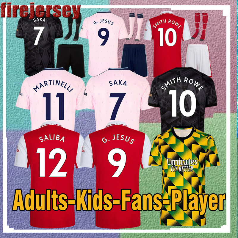 22 23 soccer jersey arsenals SMITH ROWE G.JESUS SAKA SALIBA Fans Player version ODEGAARD NKETIAH MARTINELLI TIERNEY 2022 2023 football kits shirt Men Kids sets 81009, Pre-match
22 23 soccer jersey arsenals SMITH ROWE G.JESUS SAKA SALIBA Fans Player version ODEGAARD NKETIAH MARTINELLI TIERNEY 2022 2023 football kits shirt Men Kids sets 81009, Pre-match