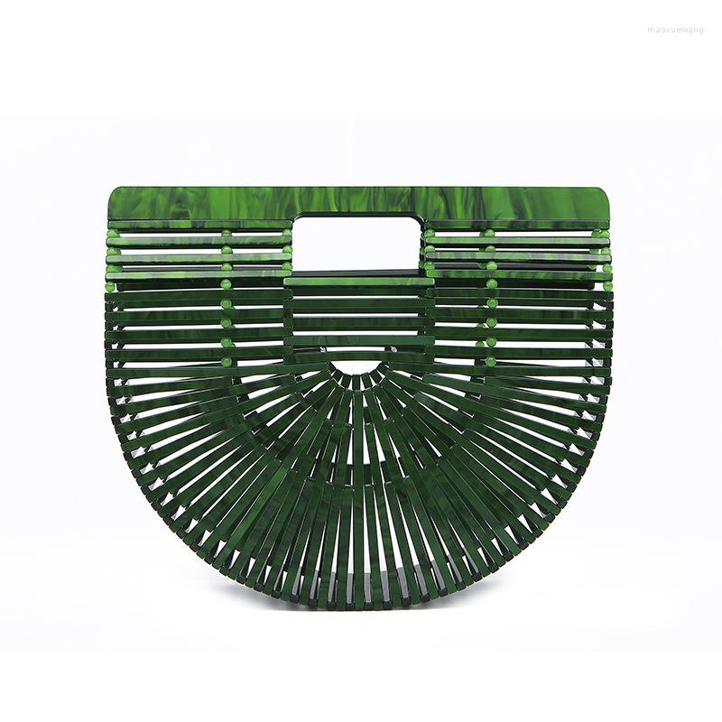Evening Bags Acrylic Handbags Women's Bag Semicircle Hand Weaving Purse Creative Striped Dinner Clutch
Evening Bags Acrylic Handbags Women's Bag Semicircle Hand Weaving Purse Creative Striped Dinner Clutch