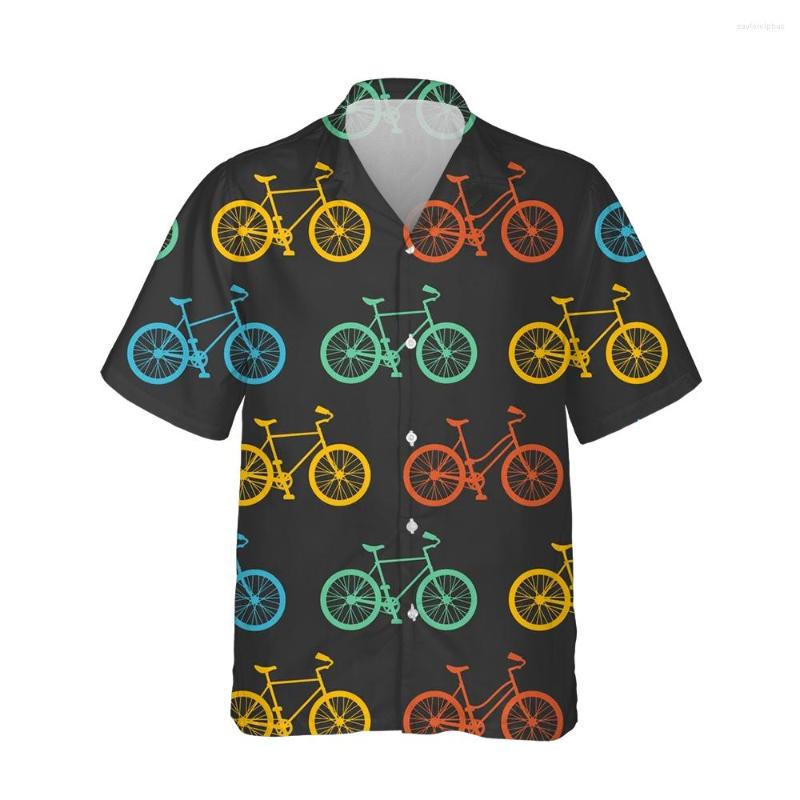 Men' Casual Shirts Jumeast 3d Colorful Bright Bicycle Printed Hawaiian Shirt Men Short Sleeve Bike Streetwear Fashion For Loose Tops 5XL, 01
Men' Casual Shirts Jumeast 3d Colorful Bright Bicycle Printed Hawaiian Shirt Men Short Sleeve Bike Streetwear Fashion For Loose Tops 5XL, 01