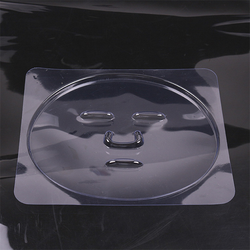 300Pcs PVC Transparent Facial Mask Mold Tray Plate Clear DIY Skin Film Plastic Sheet Care Beauty Makeup Seaweed Mud Care Facemask Tool Accessories H77