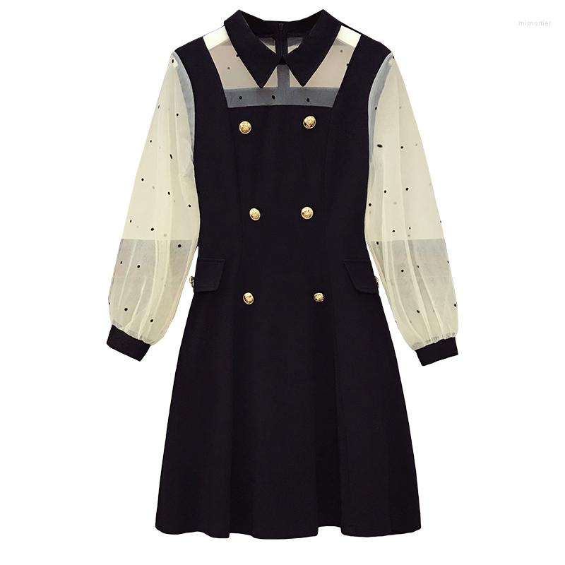 Casual Dresses Office Ladies Chic Short Dress Elegant Vestidos Sexy Vestido Festa Hollow Out Women Splicing Robes Plus Size, Black
Casual Dresses Office Ladies Chic Short Dress Elegant Vestidos Sexy Vestido Festa Hollow Out Women Splicing Robes Plus Size, Black