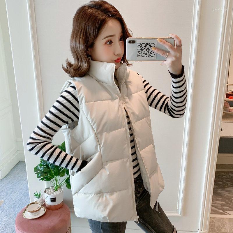 Women's Vests Down Cotton Waistcoat For Women Autumn And Winter 2022 Korean Model Versatile Stand Collar Slim Fit Vest Loose Coat, White slant pocket
Women's Vests Down Cotton Waistcoat For Women Autumn And Winter 2022 Korean Model Versatile Stand Collar Slim Fit Vest Loose Coat, White slant pocket