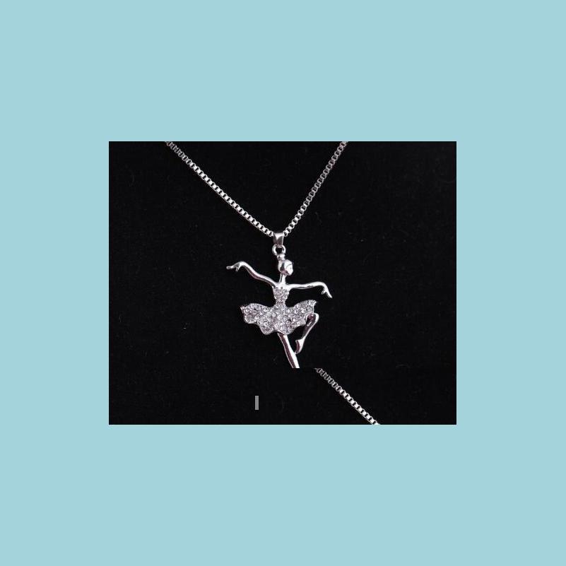 Pendant Necklaces Fashion Crystal Ballet Girls Pendant Necklace Box Chain Simple Dancer Jewelry Holiday Gifts Lovely Musical Sexyhanz Dhm8V
Pendant Necklaces Fashion Crystal Ballet Girls Pendant Necklace Box Chain Simple Dancer Jewelry Holiday Gifts Lovely Musical Sexyhanz Dhm8V