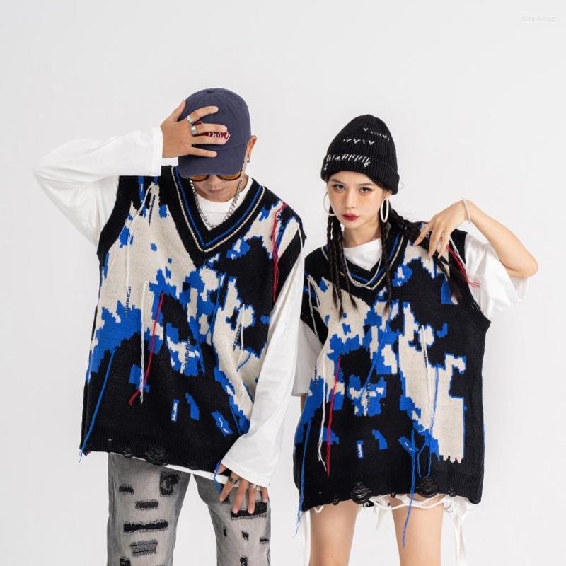 Men's Vests Tassel Blue Sweater Women Men Oversized Sweaters 2022 Autumn Winter Vintage Knit Black Vest Korean Style Mens
Men's Vests Tassel Blue Sweater Women Men Oversized Sweaters 2022 Autumn Winter Vintage Knit Black Vest Korean Style Mens