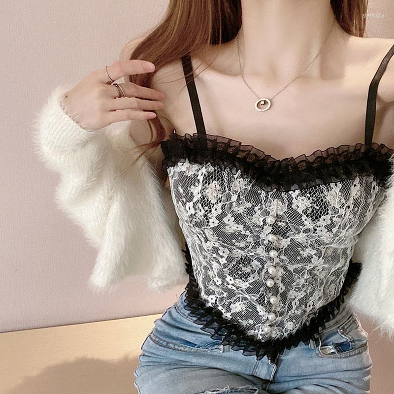 Women's Tanks Streetwear Summer Tank Tops Women Lace Floral Slim Short Camisole Crop Top Female Girls Fashion Tube, White
Women's Tanks Streetwear Summer Tank Tops Women Lace Floral Slim Short Camisole Crop Top Female Girls Fashion Tube, White