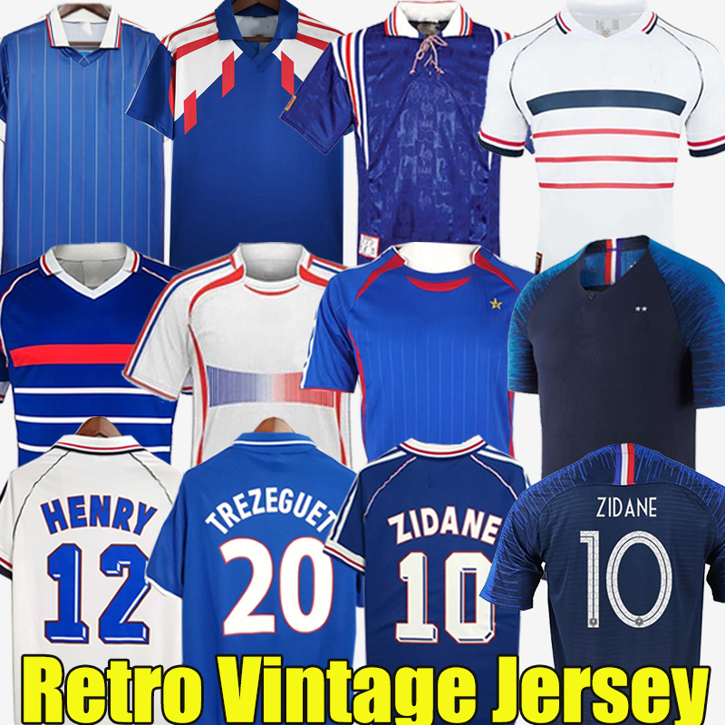 ZIDANE French club retro soccer jerseys 1998 HENRY TREZEGUET DESAILLY football shirts 1982 84 86 88 90 96 98 00 02 04 06 18 DJORKAEFF DESCHAMPA Classic Vintage Jersey, Faguo 1996 away
ZIDANE French club retro soccer jerseys 1998 HENRY TREZEGUET DESAILLY football shirts 1982 84 86 88 90 96 98 00 02 04 06 18 DJORKAEFF DESCHAMPA Classic Vintage Jersey, Faguo 1996 away