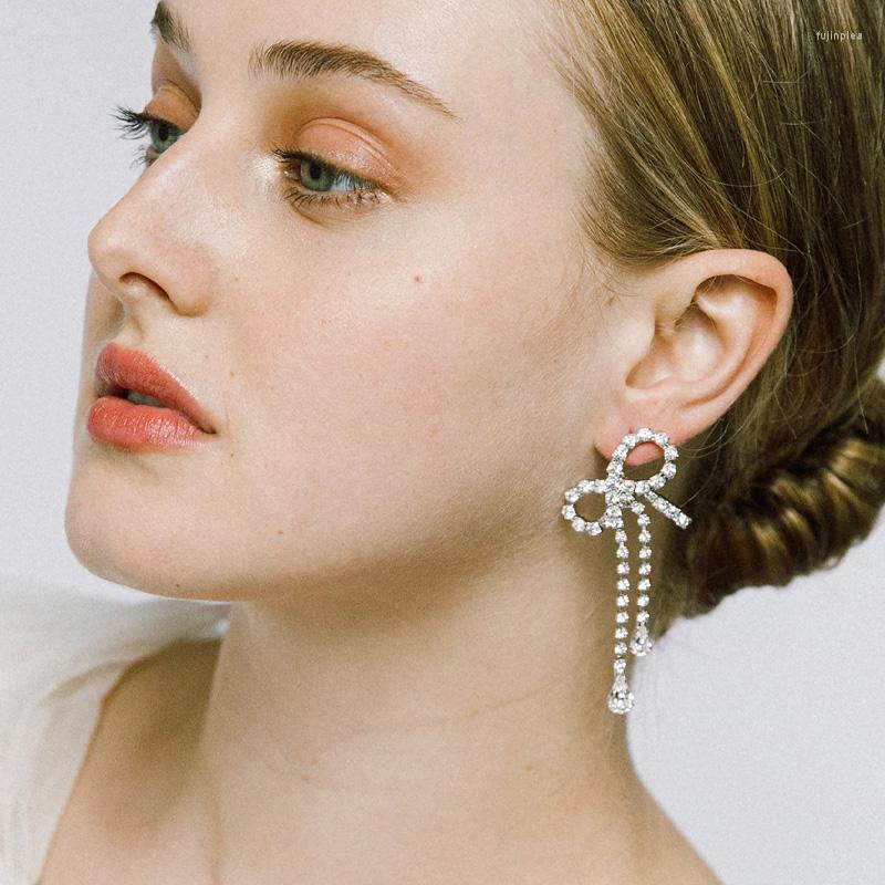 Anklets Stonefans Exquisite Bow Earrings Crystal Ball Drop Earring For Women Rhinestone Chain Tassel Luxury Jewelry
Anklets Stonefans Exquisite Bow Earrings Crystal Ball Drop Earring For Women Rhinestone Chain Tassel Luxury Jewelry