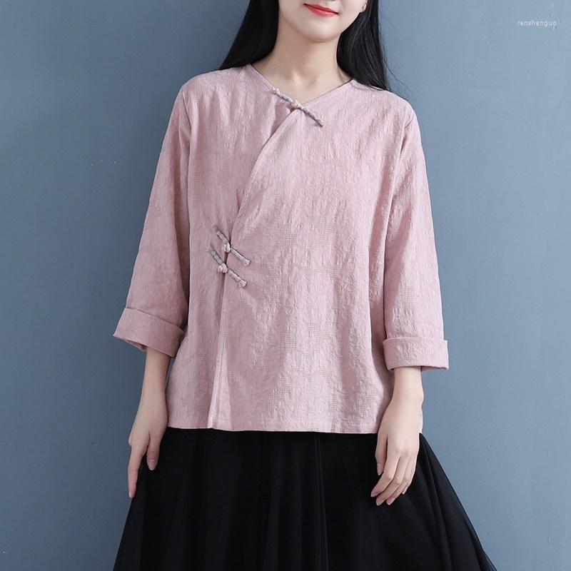Ethnic Clothing 2022 Woman Traditional Chinese Style Women Top Retro Hanfu Tops Elegant Oriental Tang Suit Blouse FF3009
Ethnic Clothing 2022 Woman Traditional Chinese Style Women Top Retro Hanfu Tops Elegant Oriental Tang Suit Blouse FF3009
