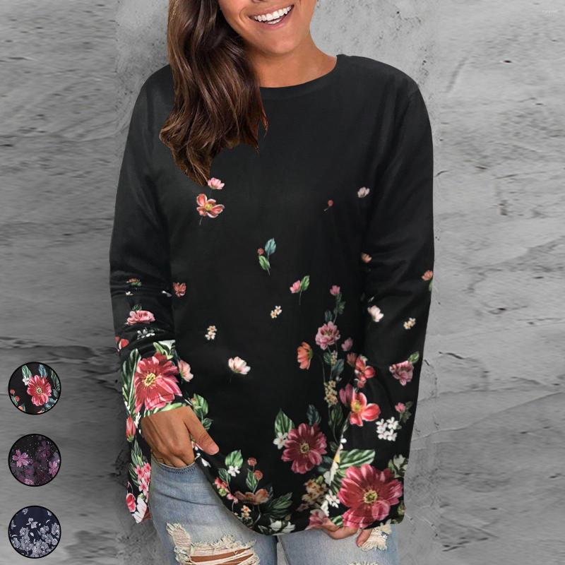 Women' T Shirts 2022 Fashion Women' Autumn Spring Pullover Loose Round Neck Printed Long Sleeve Top T-Shirt, Black
Women' T Shirts 2022 Fashion Women' Autumn Spring Pullover Loose Round Neck Printed Long Sleeve Top T-Shirt, Black