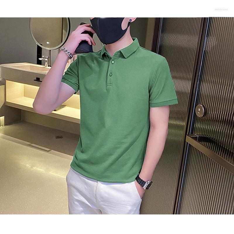 Men's Polos Solid Color Short-sleeved T-shirt Men's Summer POLO Shirt Couple Tide Brand 2022 Half-sleeved Comfortable Top, Black
Men's Polos Solid Color Short-sleeved T-shirt Men's Summer POLO Shirt Couple Tide Brand 2022 Half-sleeved Comfortable Top, Black