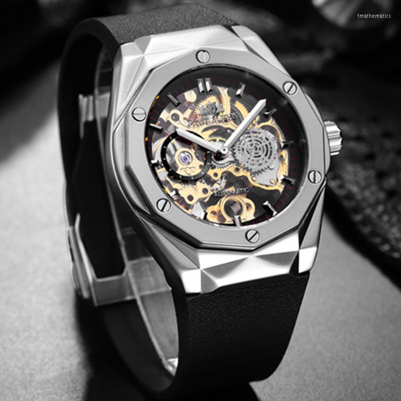 Wristwatches Mens Automatic Watches 45mm Hollow Dial Waterproof Dive Mechanical Casual Fashion Rubber Strap ClocksWristwatchesWristwatches, B27-02
Wristwatches Mens Automatic Watches 45mm Hollow Dial Waterproof Dive Mechanical Casual Fashion Rubber Strap ClocksWristwatchesWristwatches, B27-02