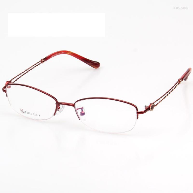 Sunglasses Frames Fashion HAO EYEWEAR Eyeglasses Women Super Light Titanium Alloy Glasses Frame Optical Prescription SpectacleFashion
Sunglasses Frames Fashion HAO EYEWEAR Eyeglasses Women Super Light Titanium Alloy Glasses Frame Optical Prescription SpectacleFashion