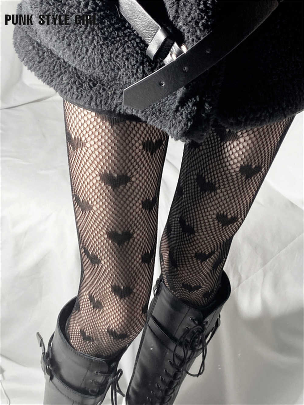 Socks Hosiery Sexy Heart Print Fishnet Stockings Woman Dark Gothic Lolita Women Jk Pantyhouse Loves High Waist Tights Alt All-match Stocking T220930
Socks Hosiery Sexy Heart Print Fishnet Stockings Woman Dark Gothic Lolita Women Jk Pantyhouse Loves High Waist Tights Alt All-match Stocking T220930