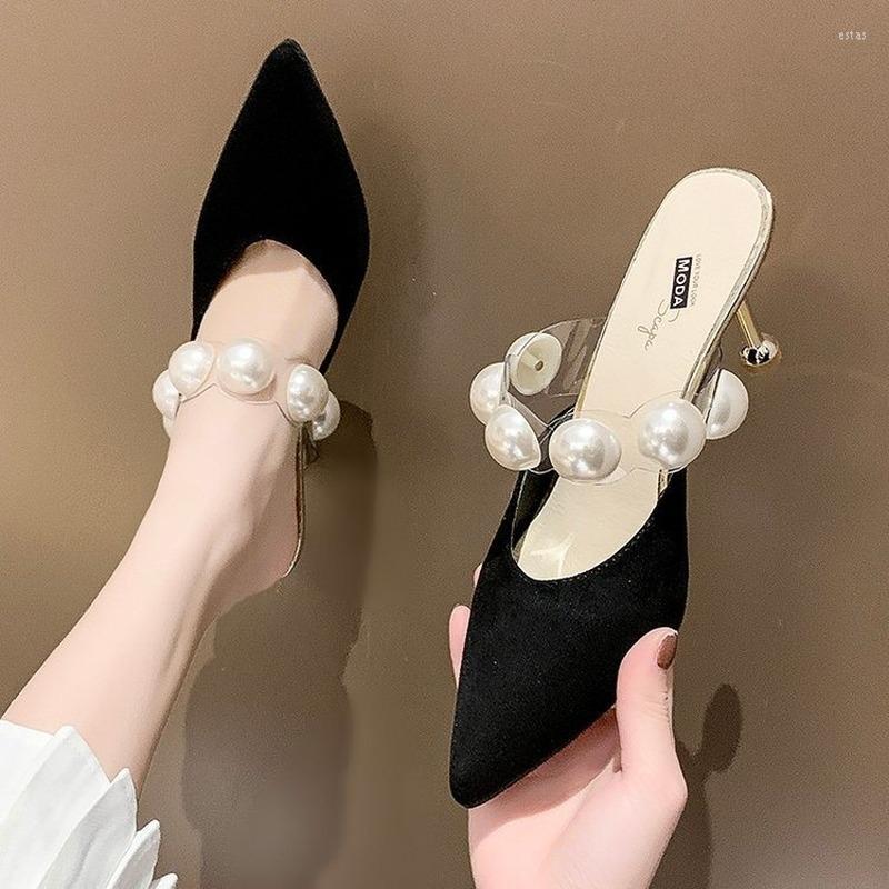 Sandals Black Apricot Women Pointed Toe Slides Summer Mules Sexy 2022 High Heel Ladies Shoes Zapatillas Mujer Casa 34-39
Sandals Black Apricot Women Pointed Toe Slides Summer Mules Sexy 2022 High Heel Ladies Shoes Zapatillas Mujer Casa 34-39