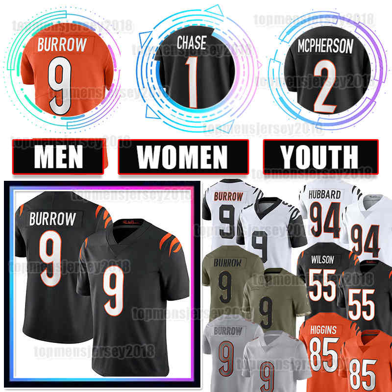 9 Joe Burrow Football Jersey 1 Ja'Marr Chase 28 Mixon Evan McPherson Tee Higgins Sam Hubbard Logan Wilson Jessie Bates III Tyler Boyd Dax Daxton Hill Chidobe Awuzie Bell, Men jersey(mh)
9 Joe Burrow Football Jersey 1 Ja'Marr Chase 28 Mixon Evan McPherson Tee Higgins Sam Hubbard Logan Wilson Jessie Bates III Tyler Boyd Dax Daxton Hill Chidobe Awuzie Bell, Men jersey(mh)