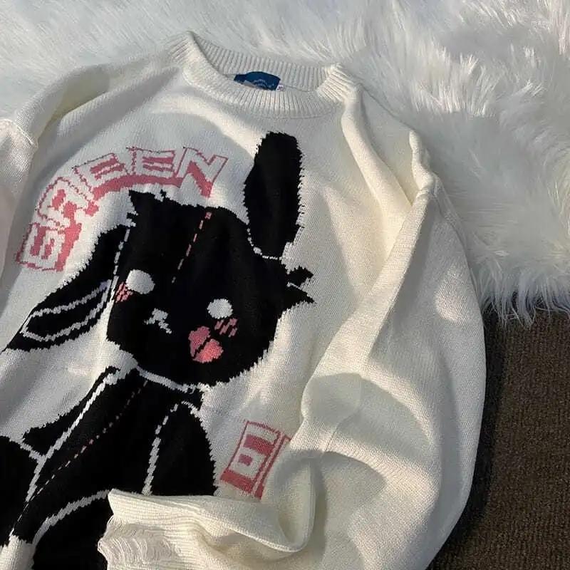 Women' Sweaters Kpop Ulzzang Vintage Loose O-neck Pullover Streetwear Women Sweater Winter Fashion Big Size Y2k Dark Print Grunge, Hui
Women' Sweaters Kpop Ulzzang Vintage Loose O-neck Pullover Streetwear Women Sweater Winter Fashion Big Size Y2k Dark Print Grunge, Hui