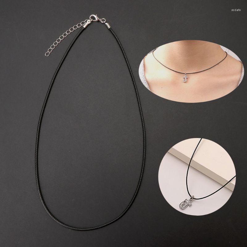 Jewelry Pouches 10Pcs Top Quality Black Silk Leather Cord Chain Necklace With Lobster Claw Clasp R9JE
Jewelry Pouches 10Pcs Top Quality Black Silk Leather Cord Chain Necklace With Lobster Claw Clasp R9JE