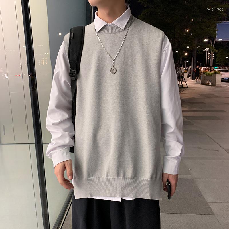 Men's Vests E BOY Sweater Vest Men Ins Baggy Unisex Fashion Streetwear All-match Clothes Knitting Japanese Teens Students Side Slit, Black
Men's Vests E BOY Sweater Vest Men Ins Baggy Unisex Fashion Streetwear All-match Clothes Knitting Japanese Teens Students Side Slit, Black