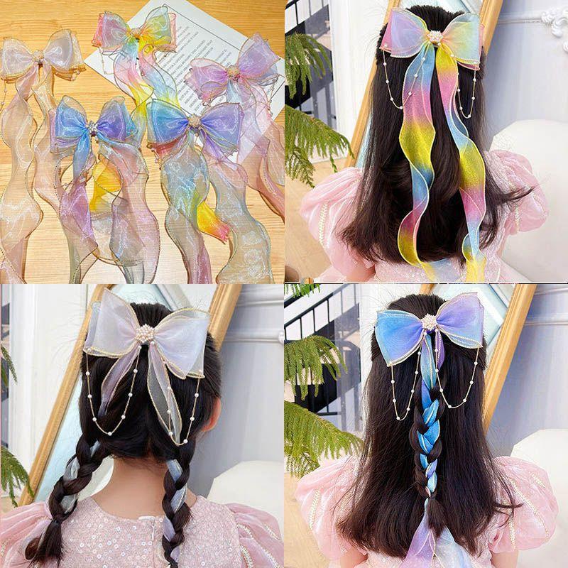 Hair Accessories Children's Bows Ribbons Hairpins Girls Cute Colorful Chiffon Sweet Headdresses Summer Girl Princess, A3
Hair Accessories Children's Bows Ribbons Hairpins Girls Cute Colorful Chiffon Sweet Headdresses Summer Girl Princess, A3
