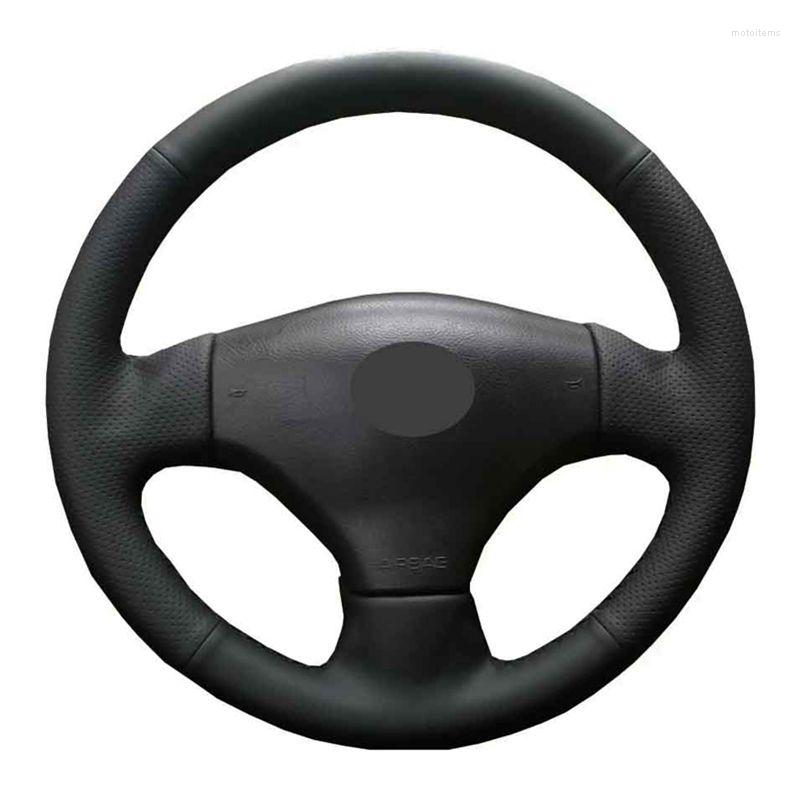 Steering Wheel Covers Car Cover Hand-Stitched DIY Soft Black Artificial Leather For 206 2002-2006
Steering Wheel Covers Car Cover Hand-Stitched DIY Soft Black Artificial Leather For 206 2002-2006